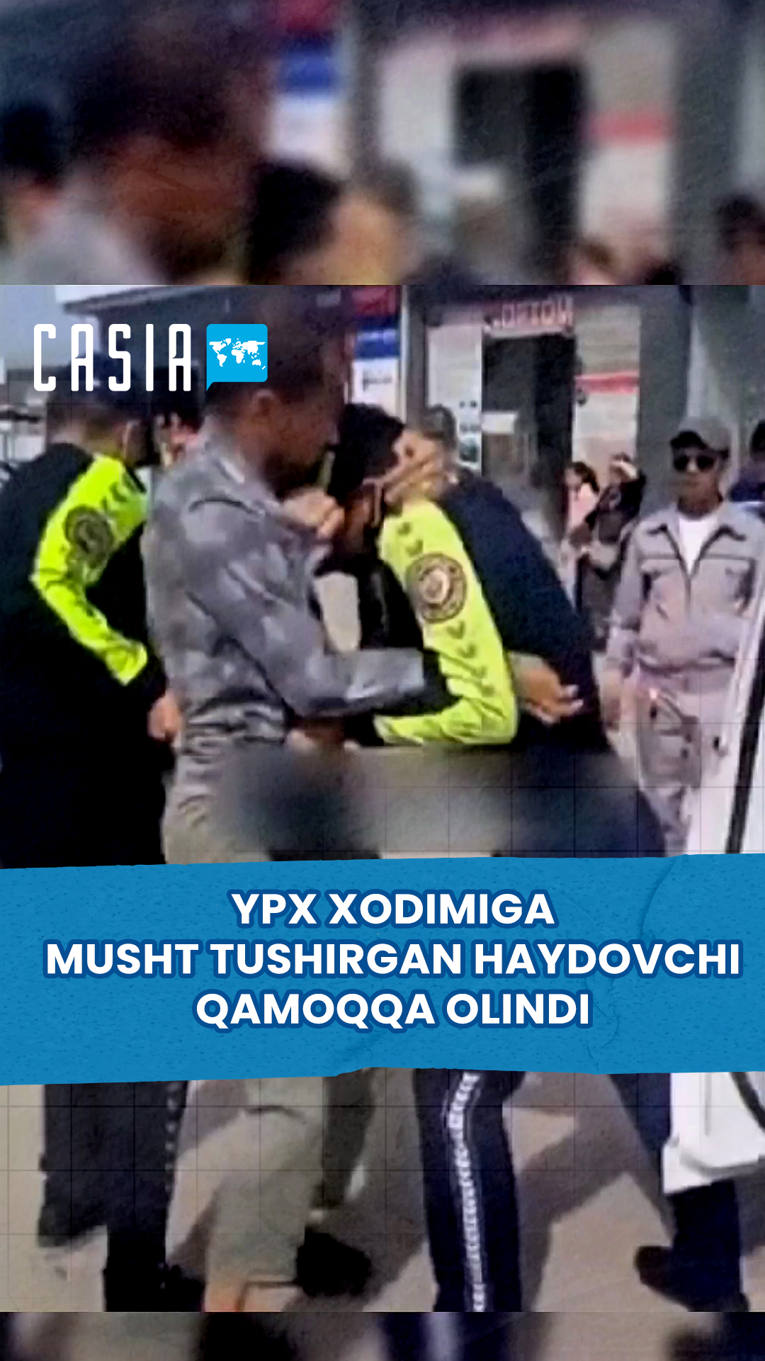Driver arrested for punching traffic police officer
