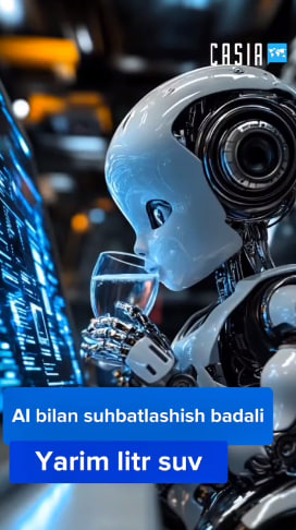 Talking to AI costs half a liter of water