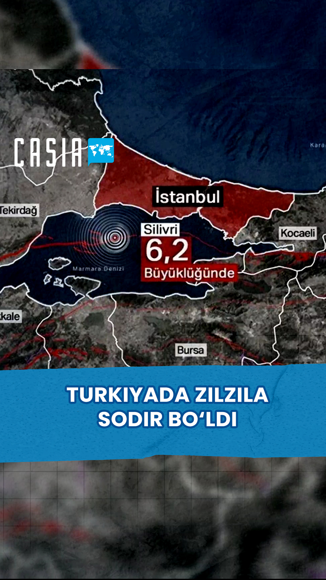An earthquake struck Turkey