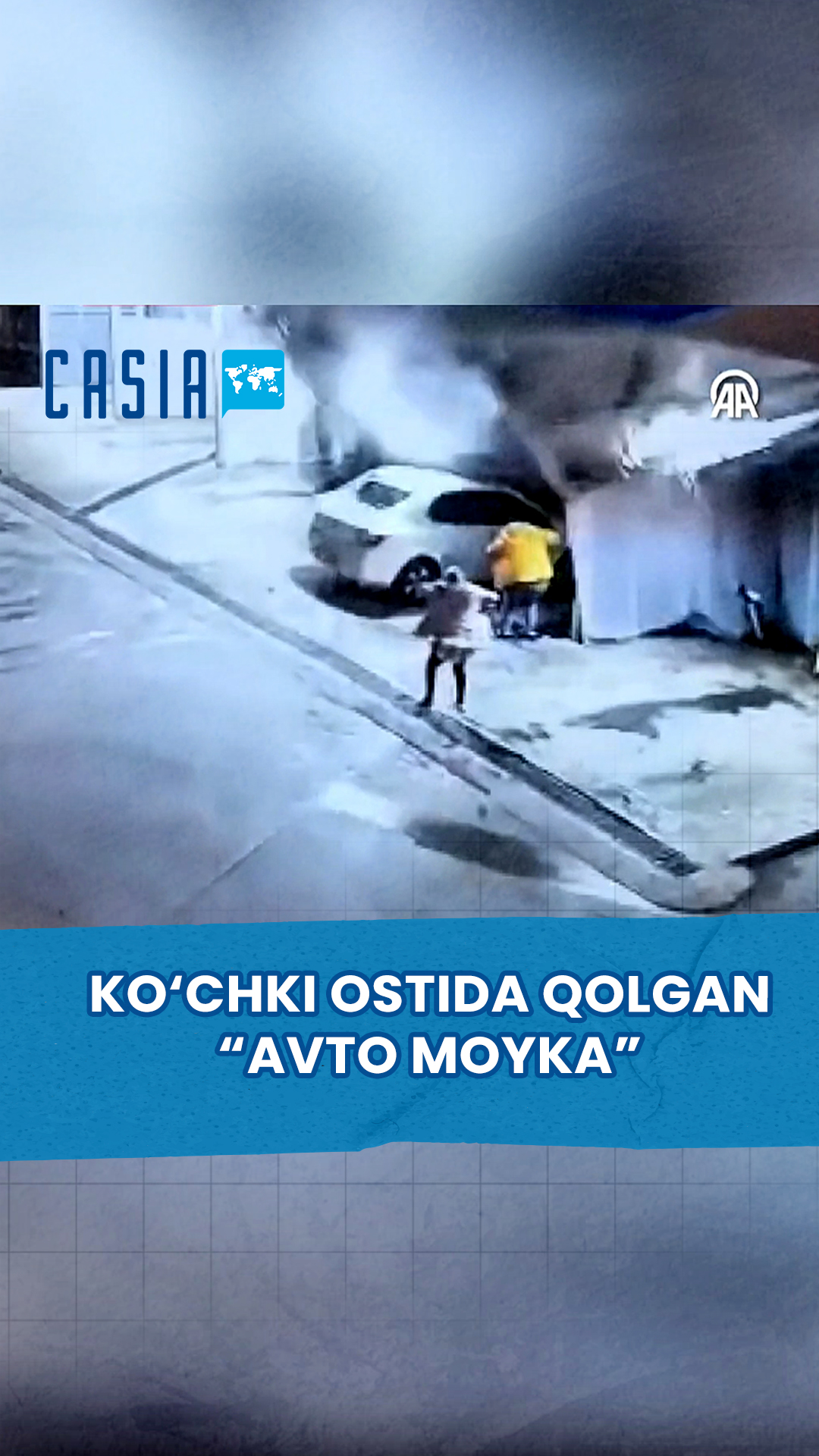 Car wash buried by landslide