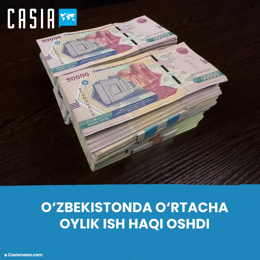 Average monthly salary in Uzbekistan increased