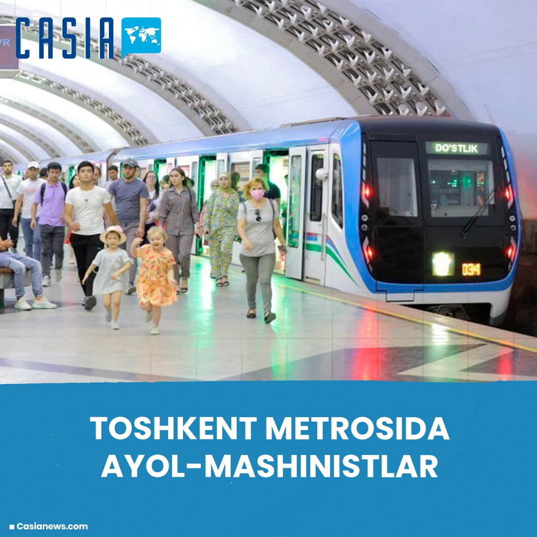 For the first time, female drivers have started working in the Tashkent metro