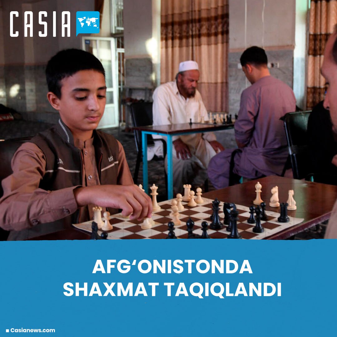 ♟ Taliban bans chess in Afghanistan