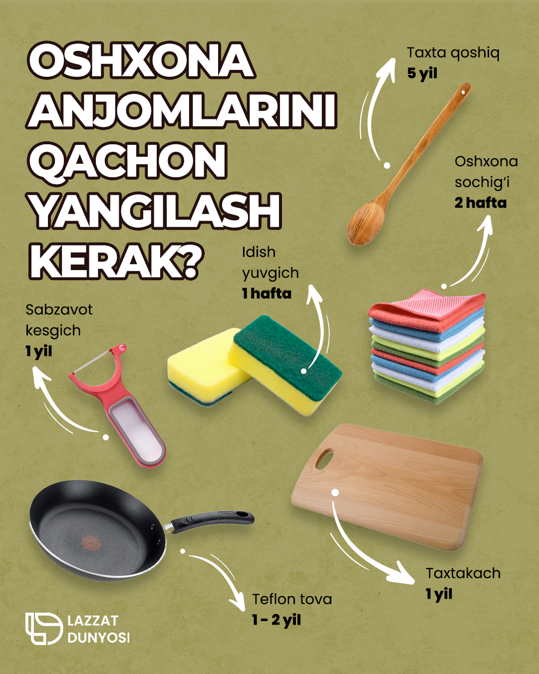 The work doesn't end with washing the kitchen utensils!