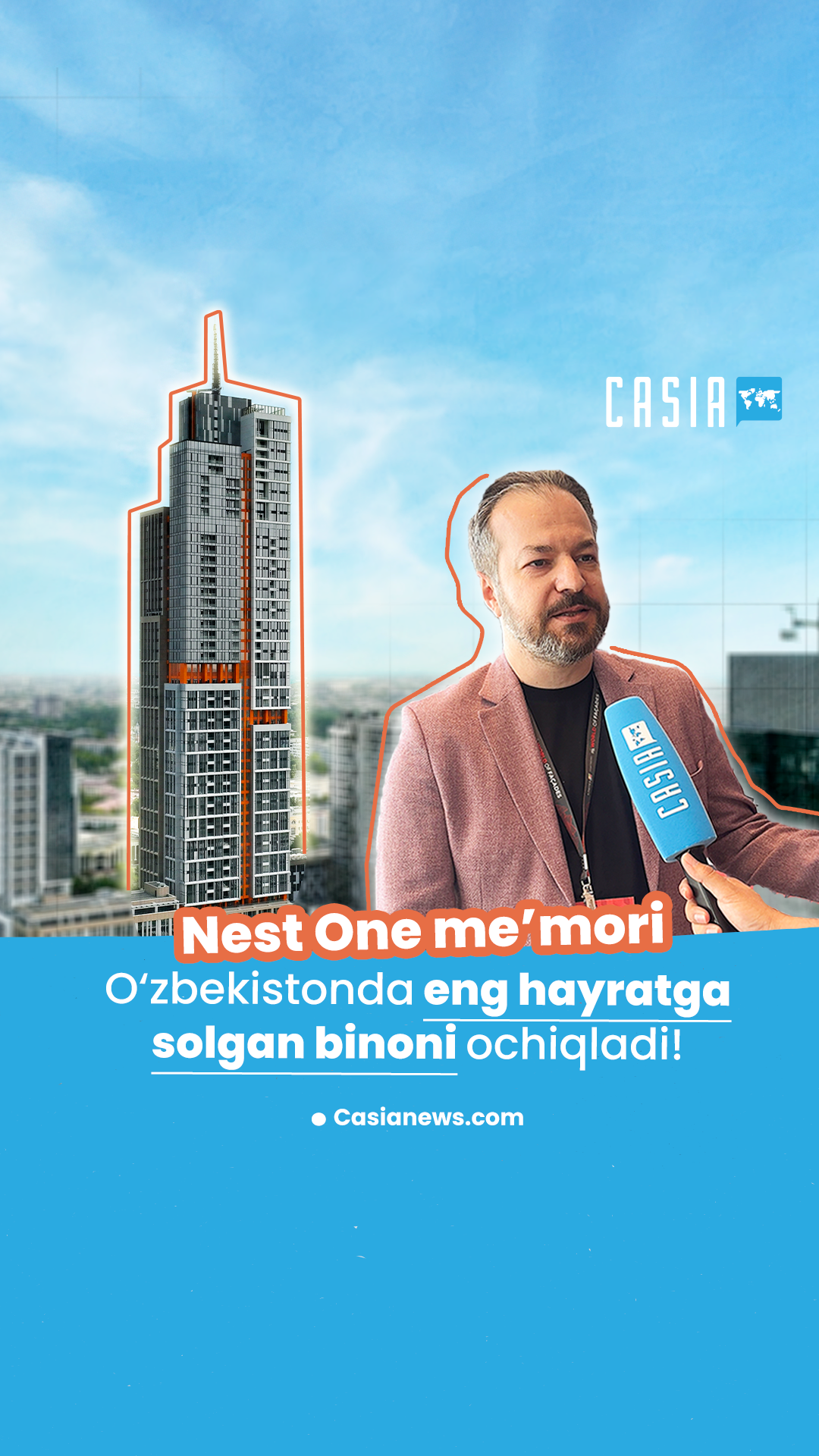 The famous architect of Nest One revealed the most amazing building in Uzbekistan!
