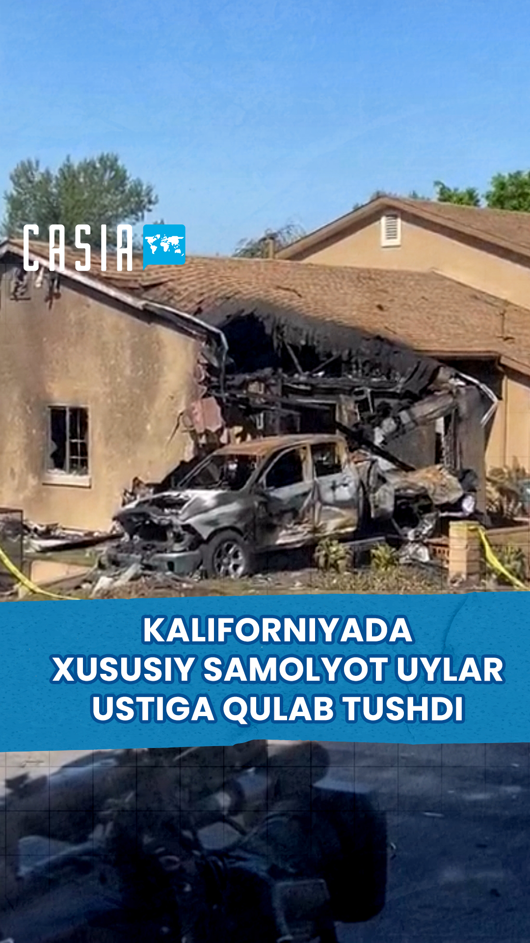 Private plane crashes into homes in California