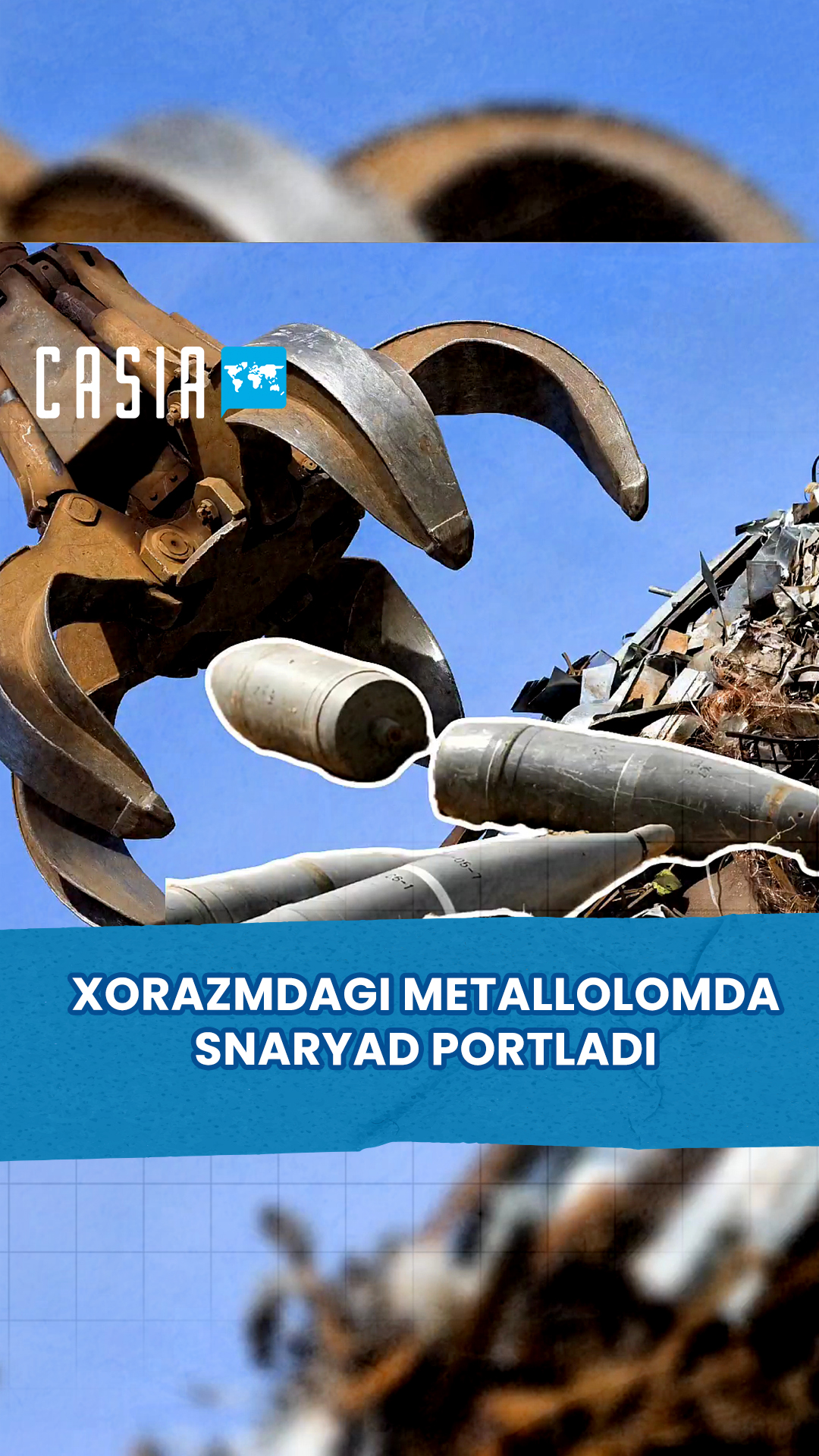 A shell exploded at a scrapyard in Khorezm