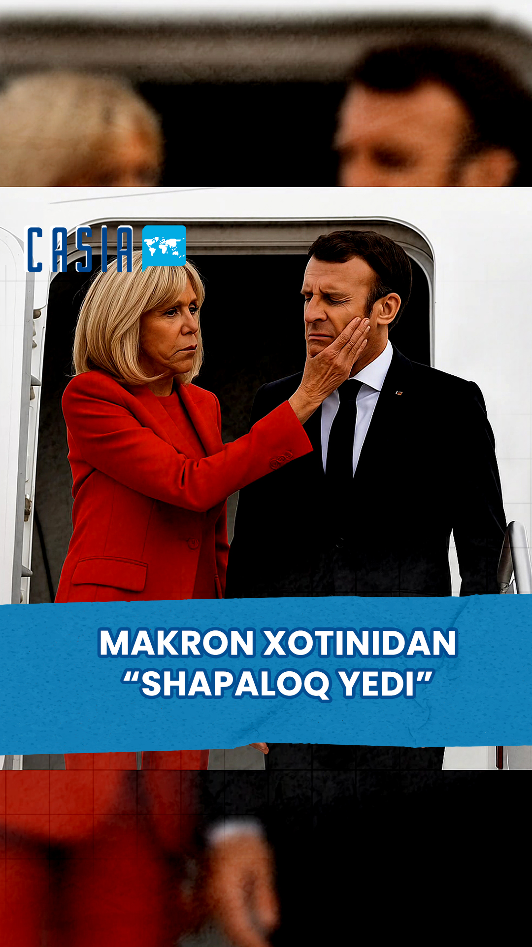 French love: Macron “slapped” by his wife