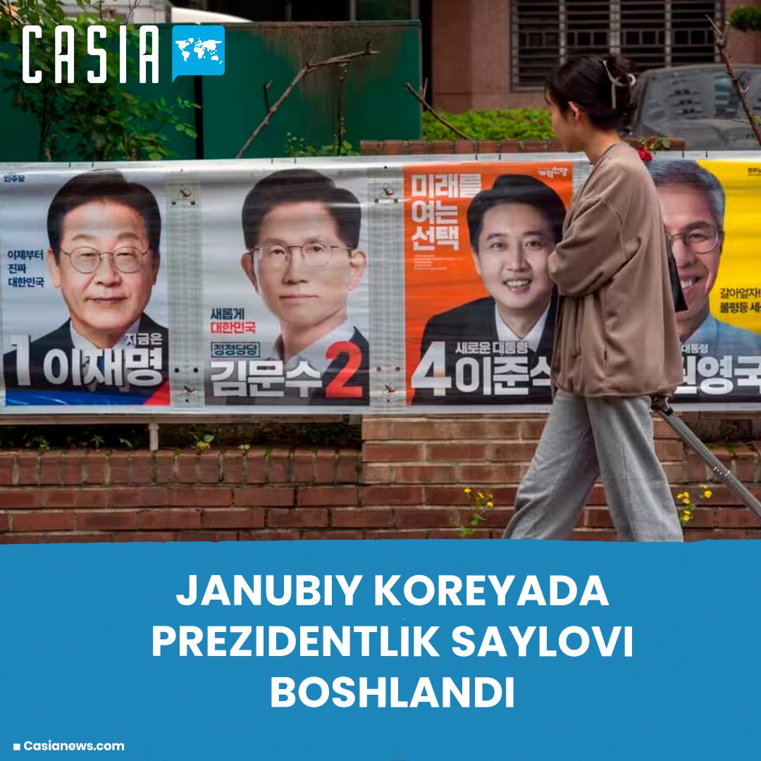🗳 Presidential elections begin in South Korea