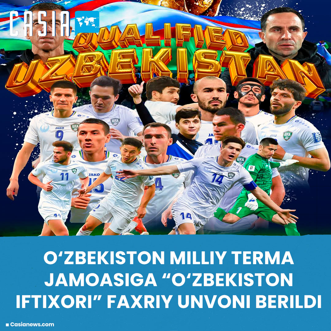 Uzbekistan national team awarded for historic achievement