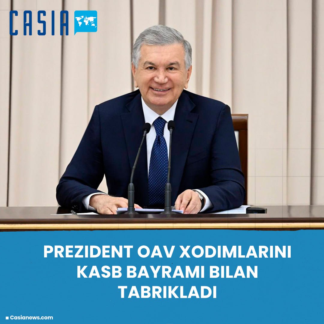 ⚡️Shavkat Mirziyoyev congratulates media workers on their professional holiday
