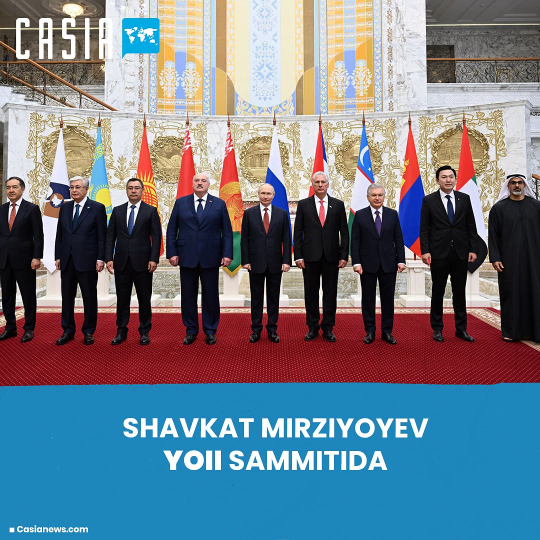 ⚡️ Shavkat Mirziyoyev attended the EEC summit