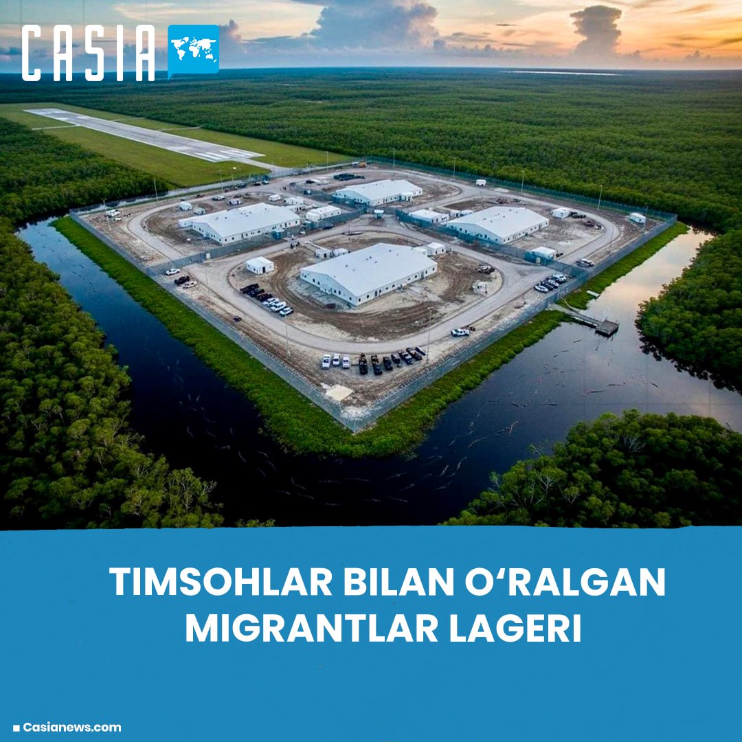 🐊 “Crocodile Alcatraz” migrant camp is being built in the US