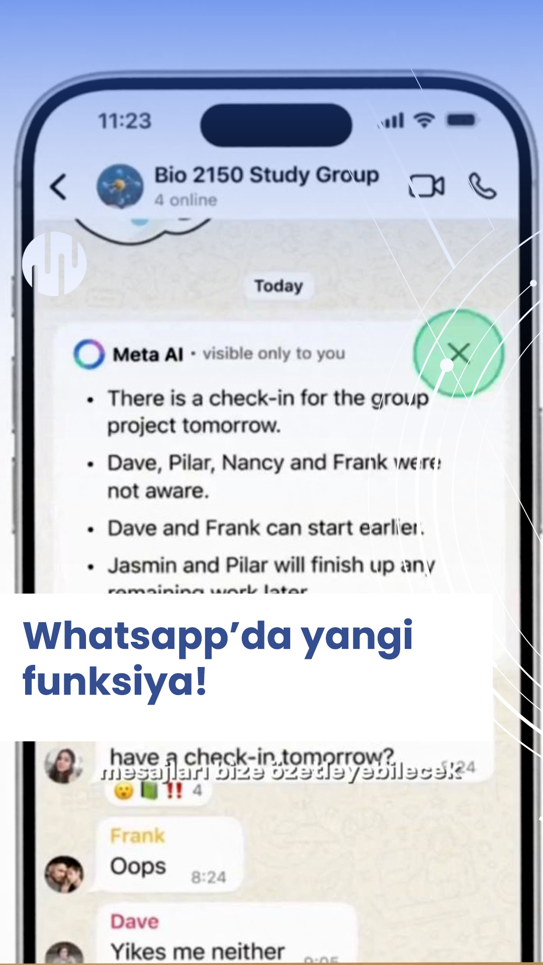 New and life-enhancing features in WhatsApp!