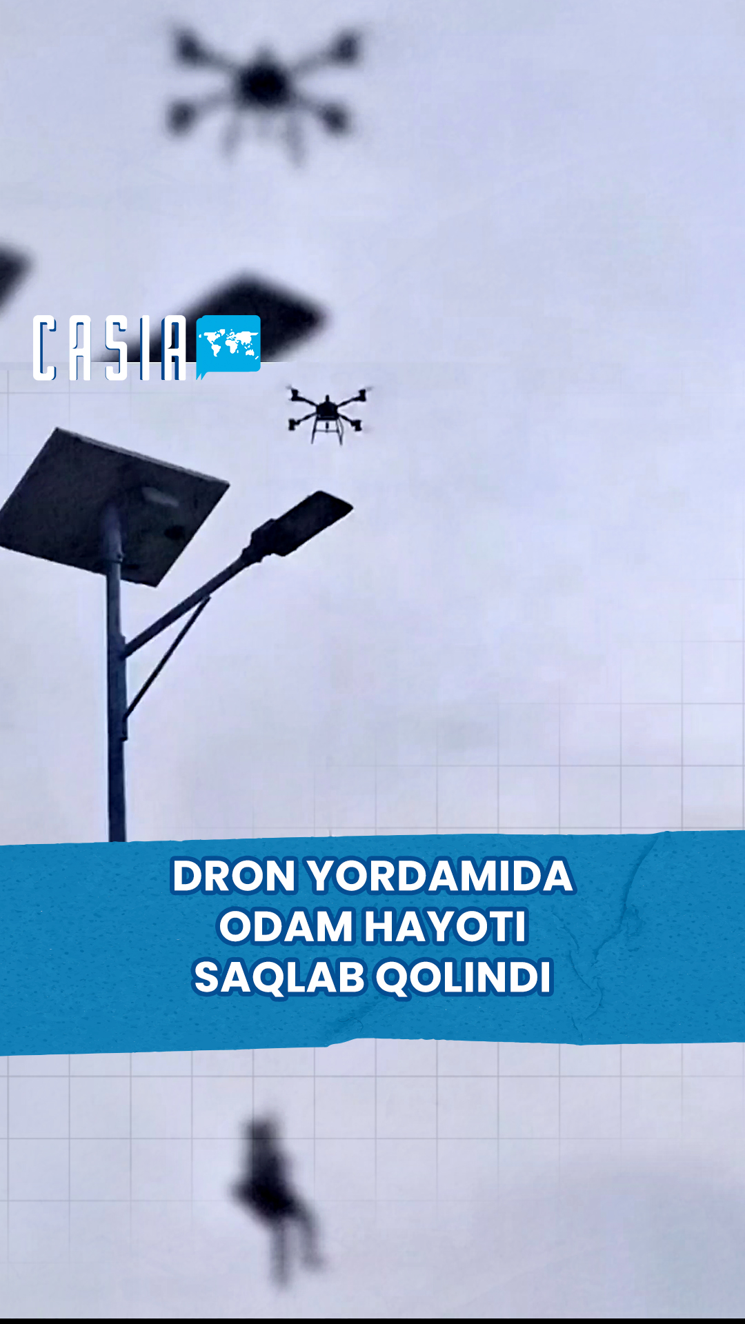 Drone saves life in China