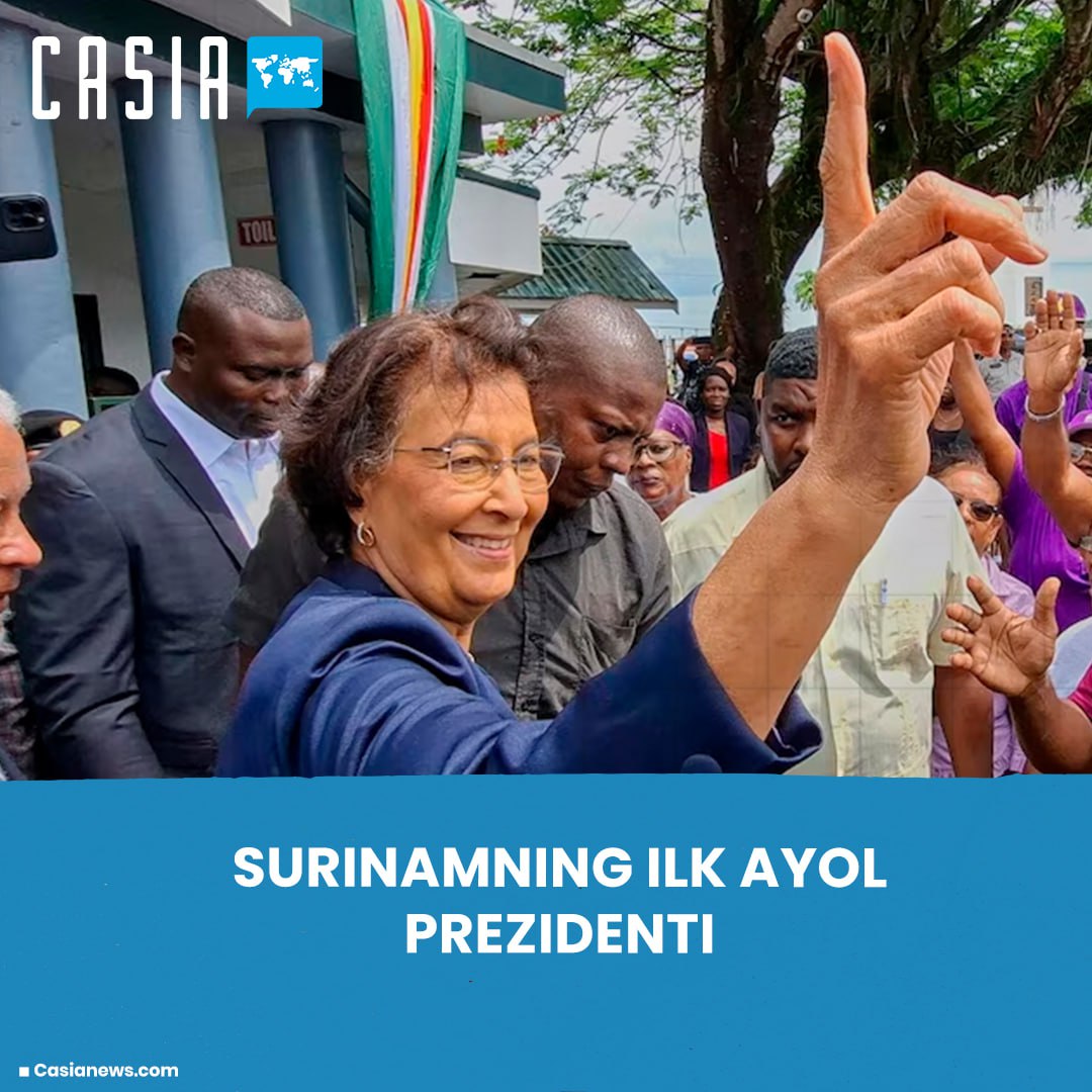 Suriname elects first female president