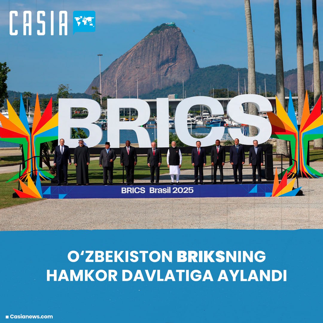 ⚡️ Uzbekistan becomes a BRICS partner state