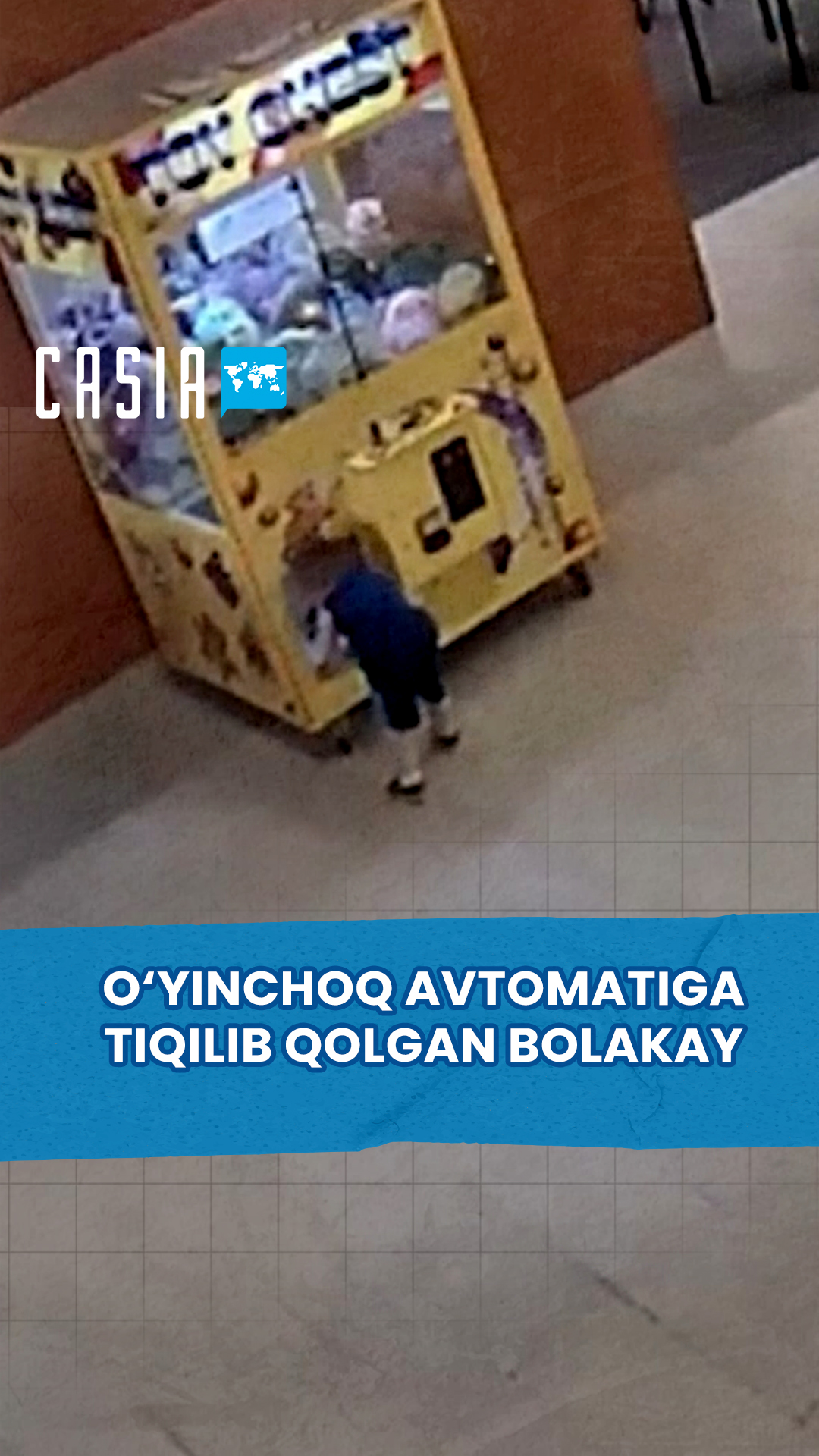 Boy gets stuck in toy machine in US