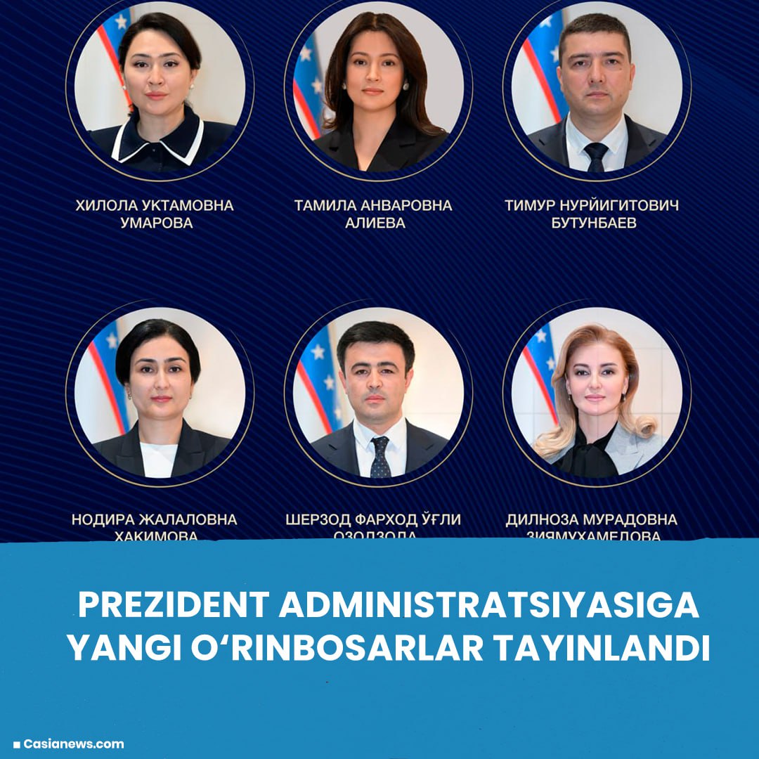 New appointments made in the Presidential Administration and Advisory Corps