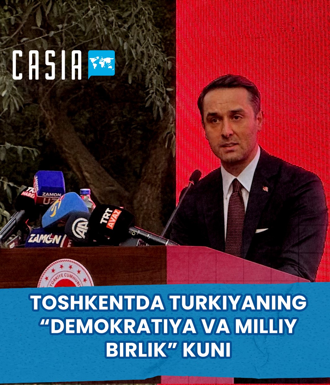 Turkey's "Democracy and National Unity" Day was celebrated in Tashkent