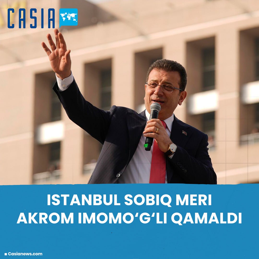 Former mayor of Istanbul Akrom Imamoğlu was imprisoned
