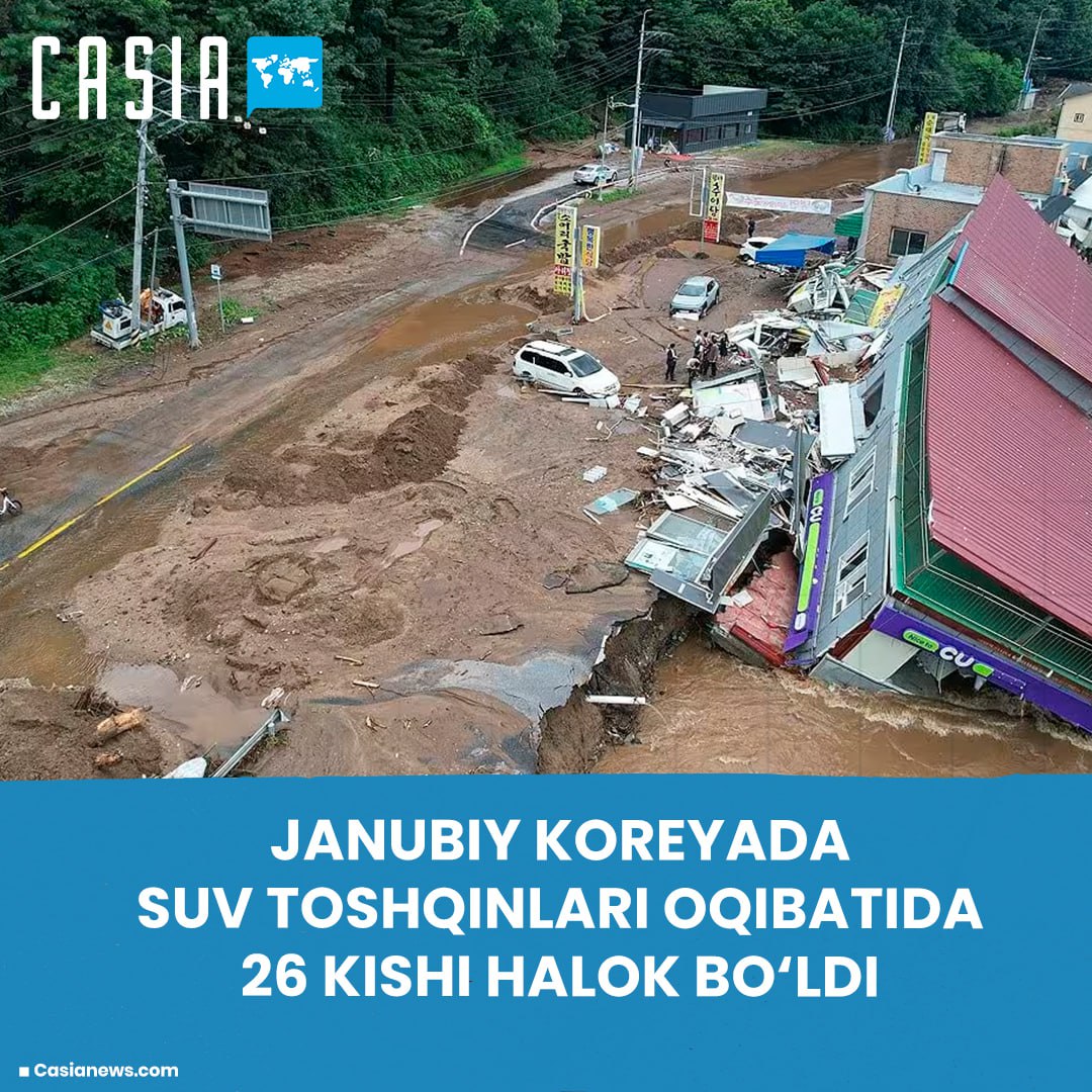 26 people killed in floods in South Korea