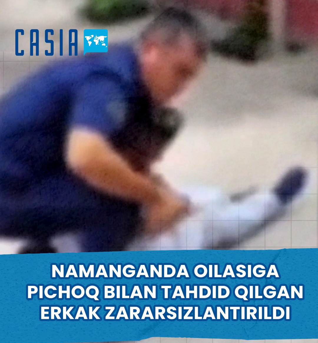 A man who threatened his family with a knife in Namangan was neutralized
