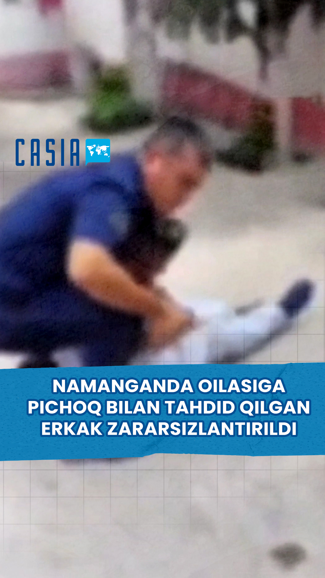 Man who threatened his family with a knife neutralized in Namangan