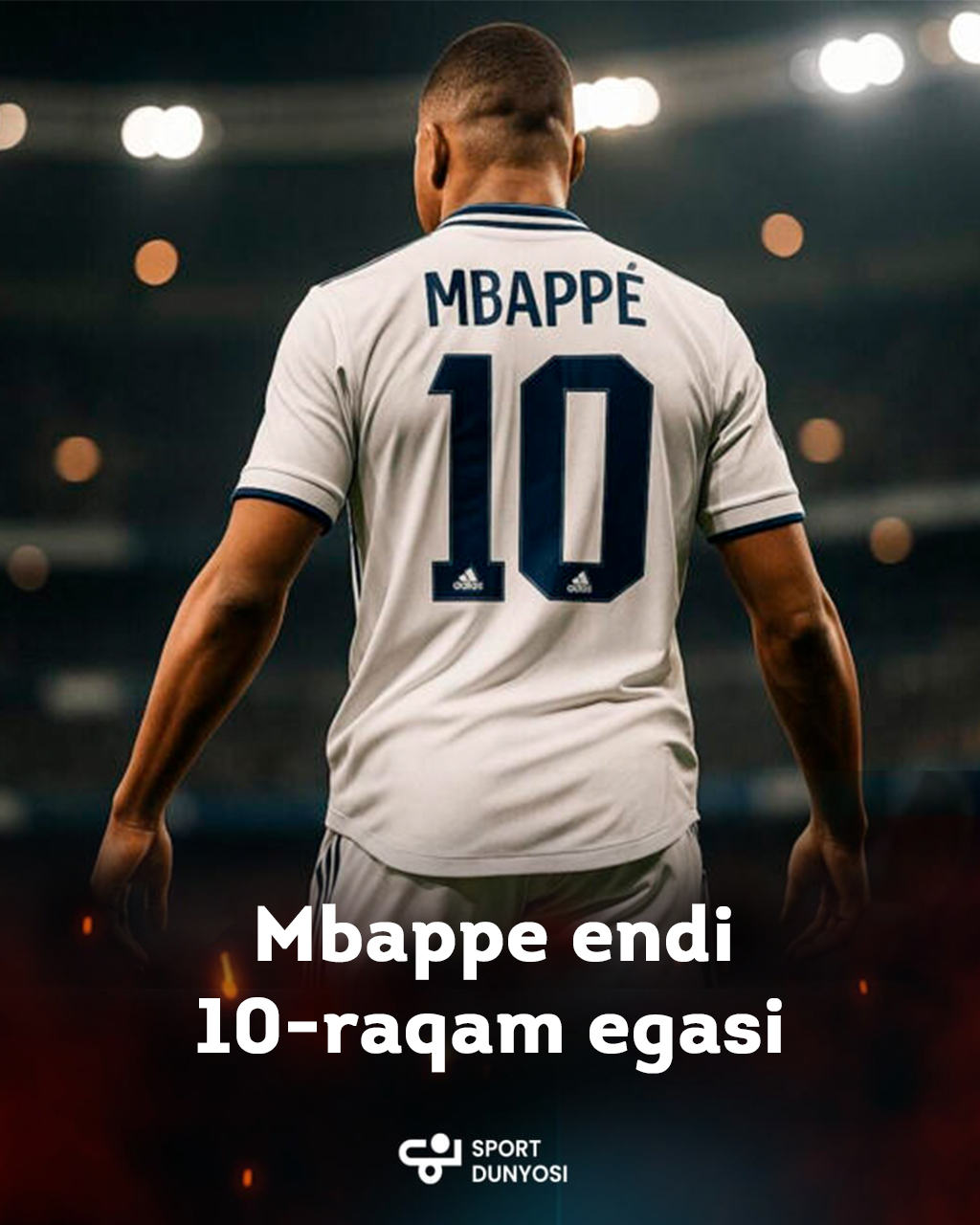 Mbappe now wears the number 10 shirt