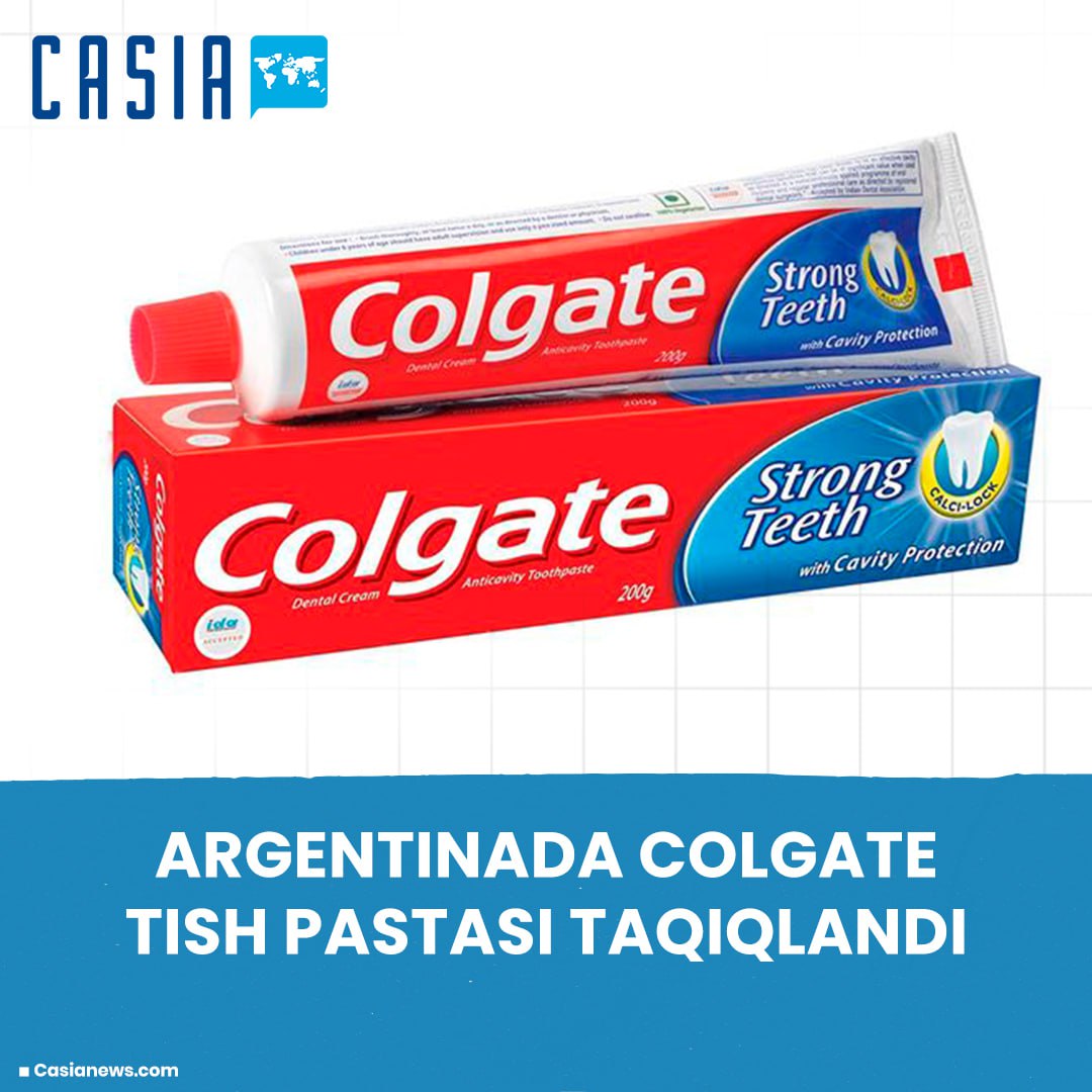 Colgate toothpaste banned in Argentina