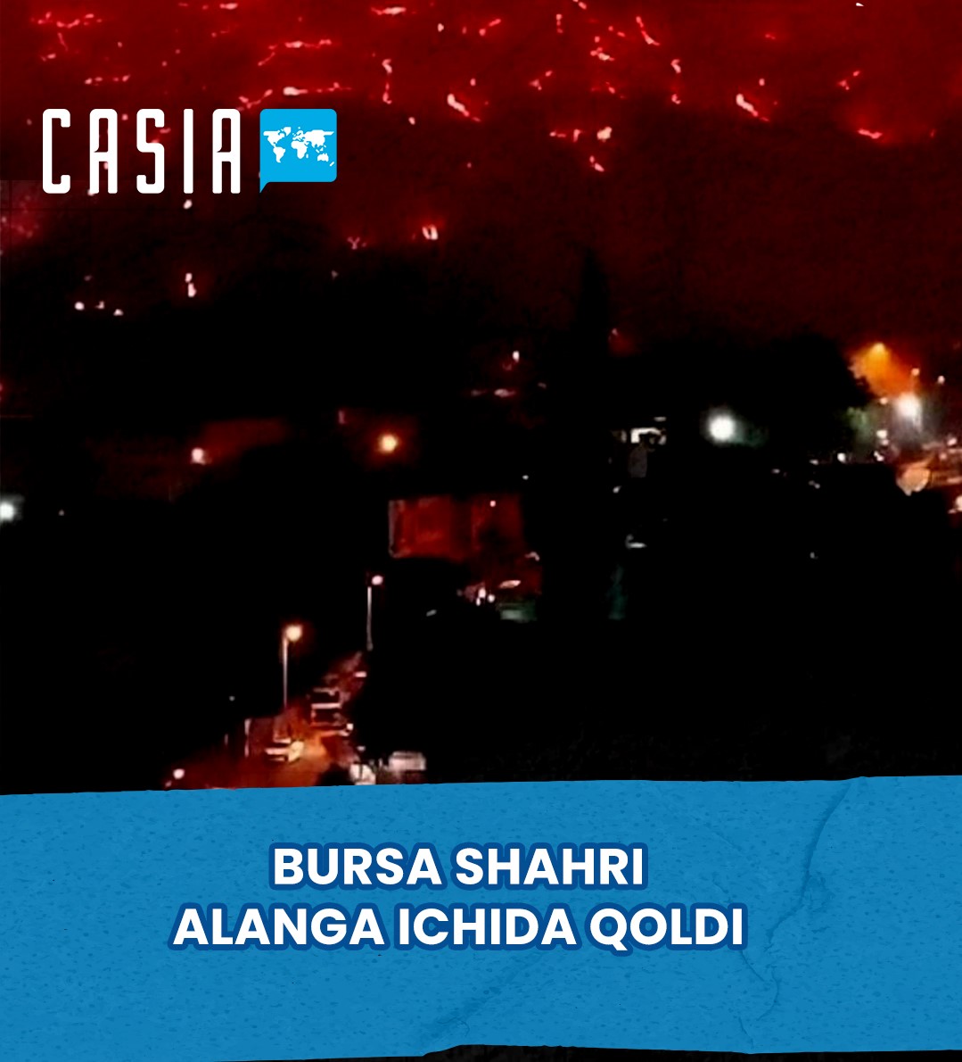 Fire in Turkey: Bursa engulfed in flames