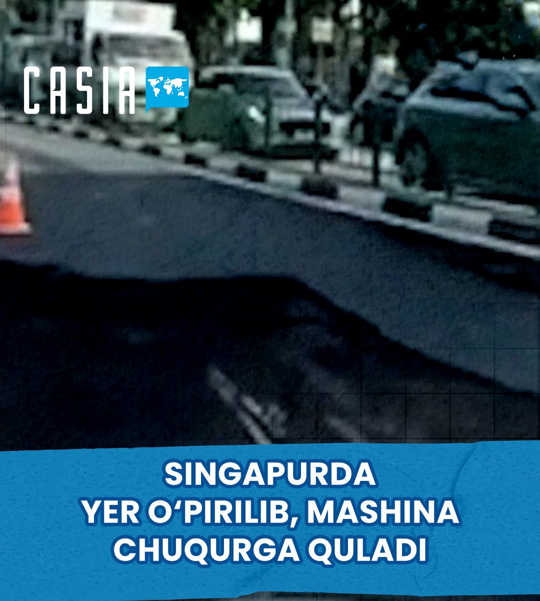 In Singapore, the Earth is kissed, and the car crashes into a pit