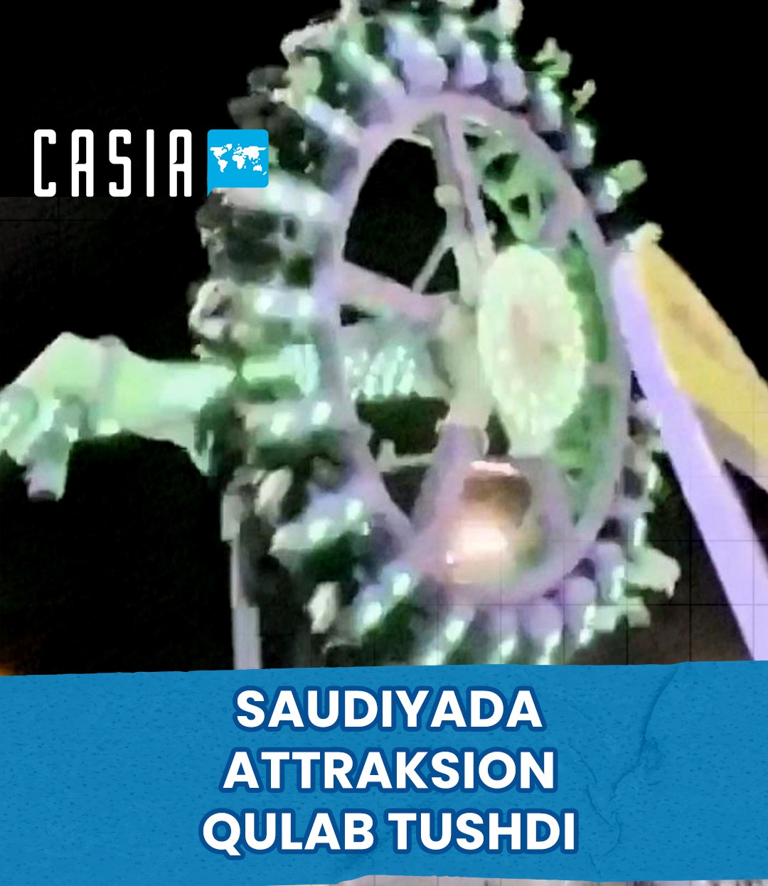 Ride collapses in Saudi Arabia
