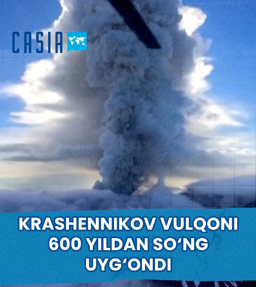 Volcano in Kamchatka wakes up after 600 years