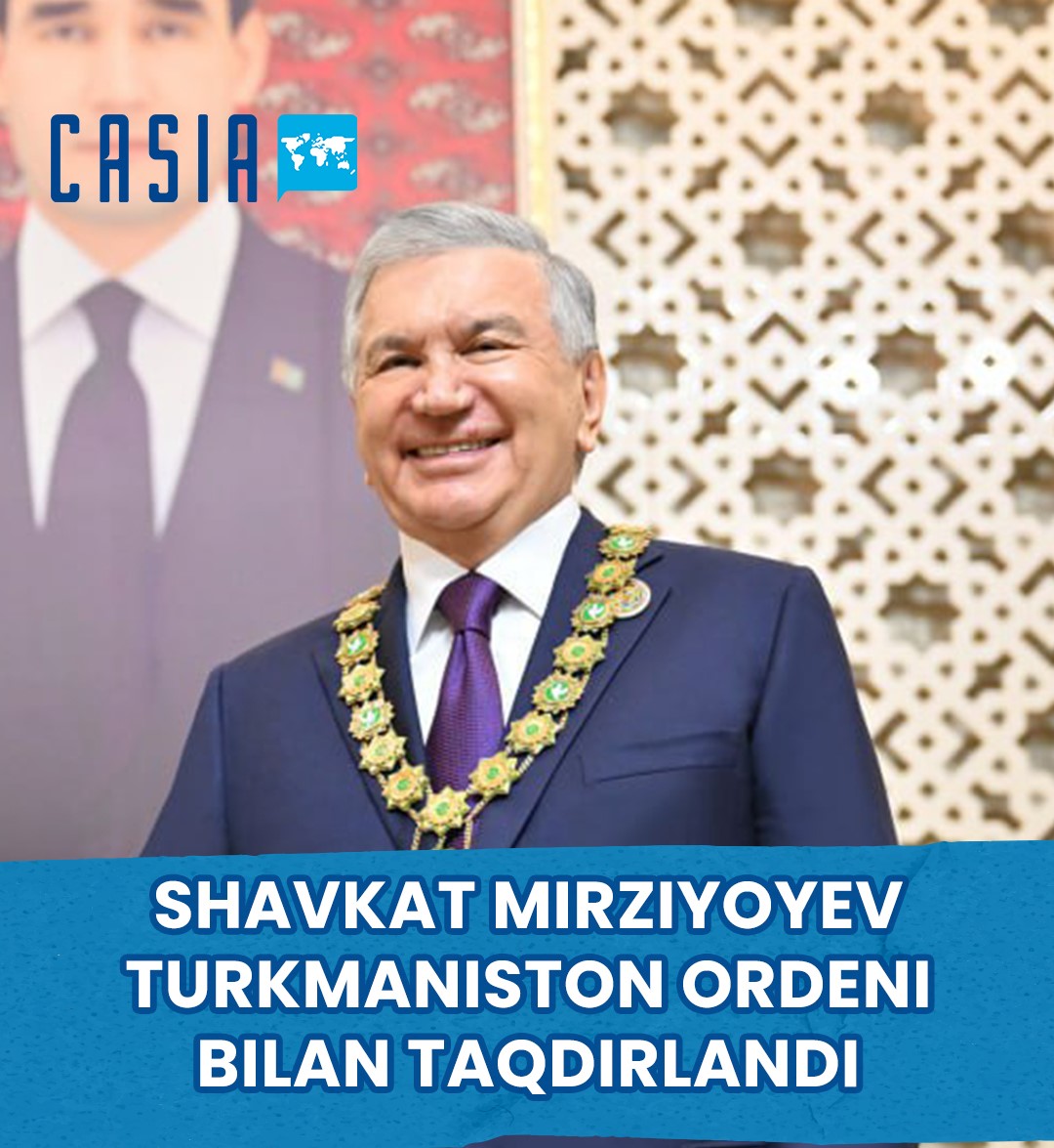Shavkat Mirziyoyev awarded the Order of Turkmenistan