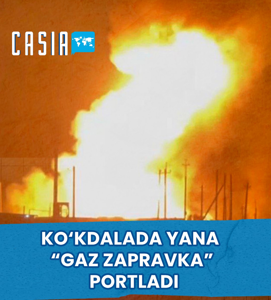 Explosion at gas station in Kashkadarya