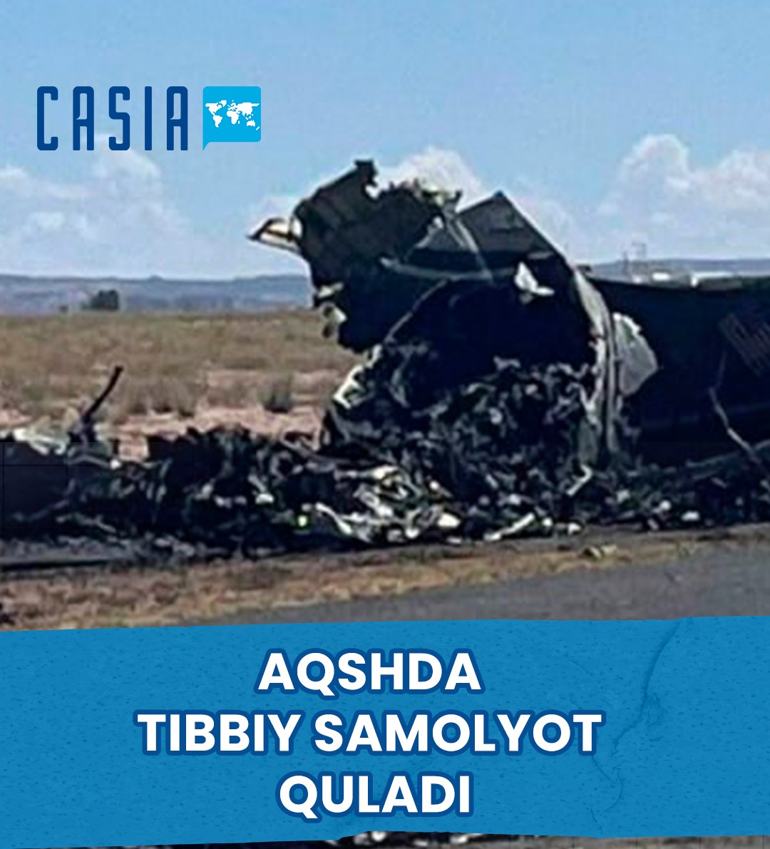 Medical plane crashes in the US, 4 people killed