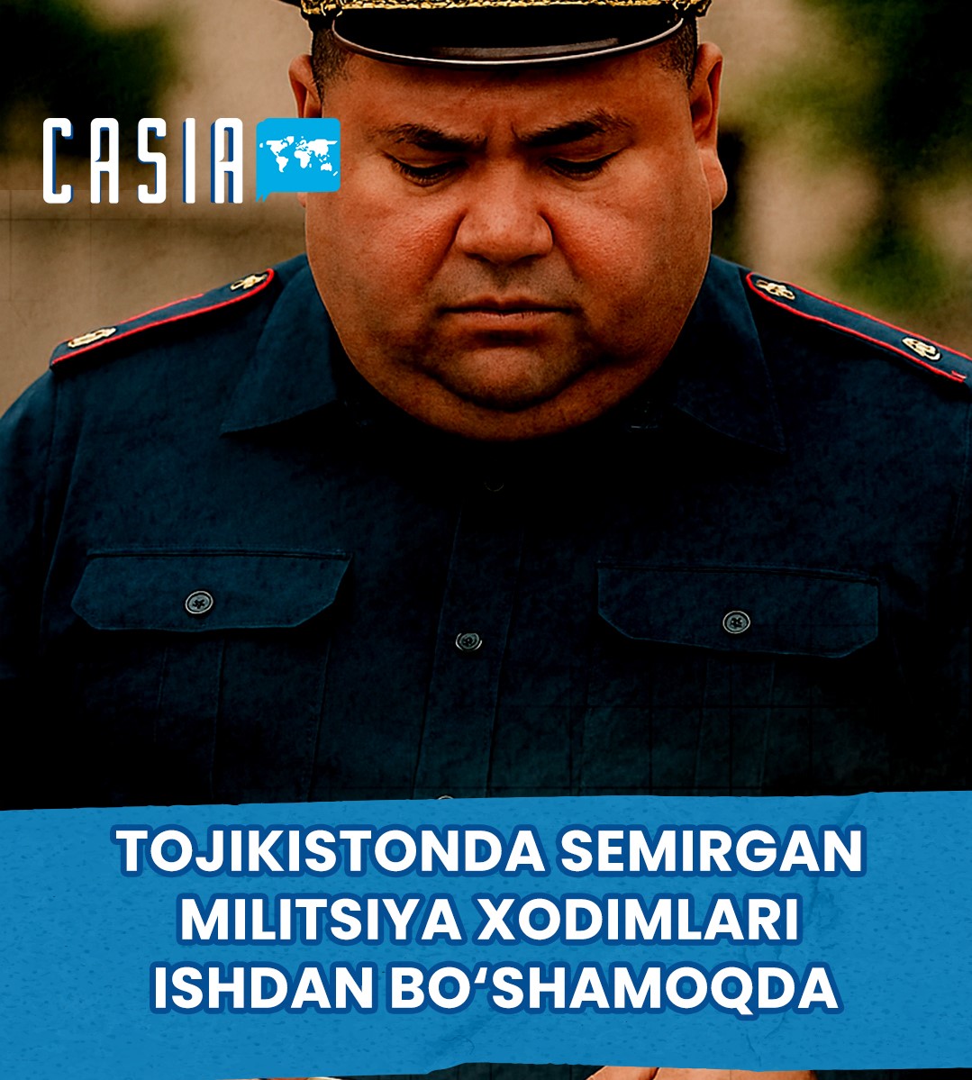 Overweight police officers are being fired in Tajikistan