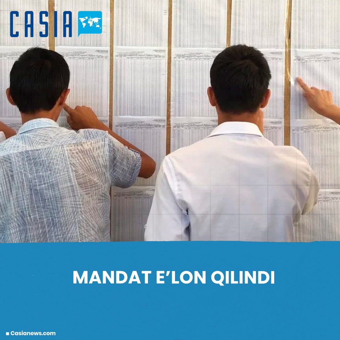 The results of the mandate were published