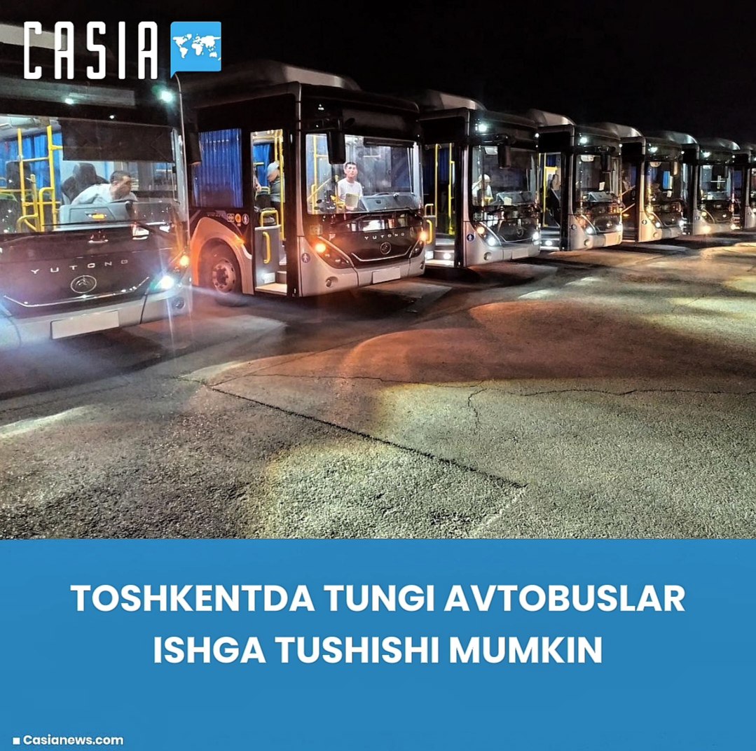 Night buses can start in Tashkent