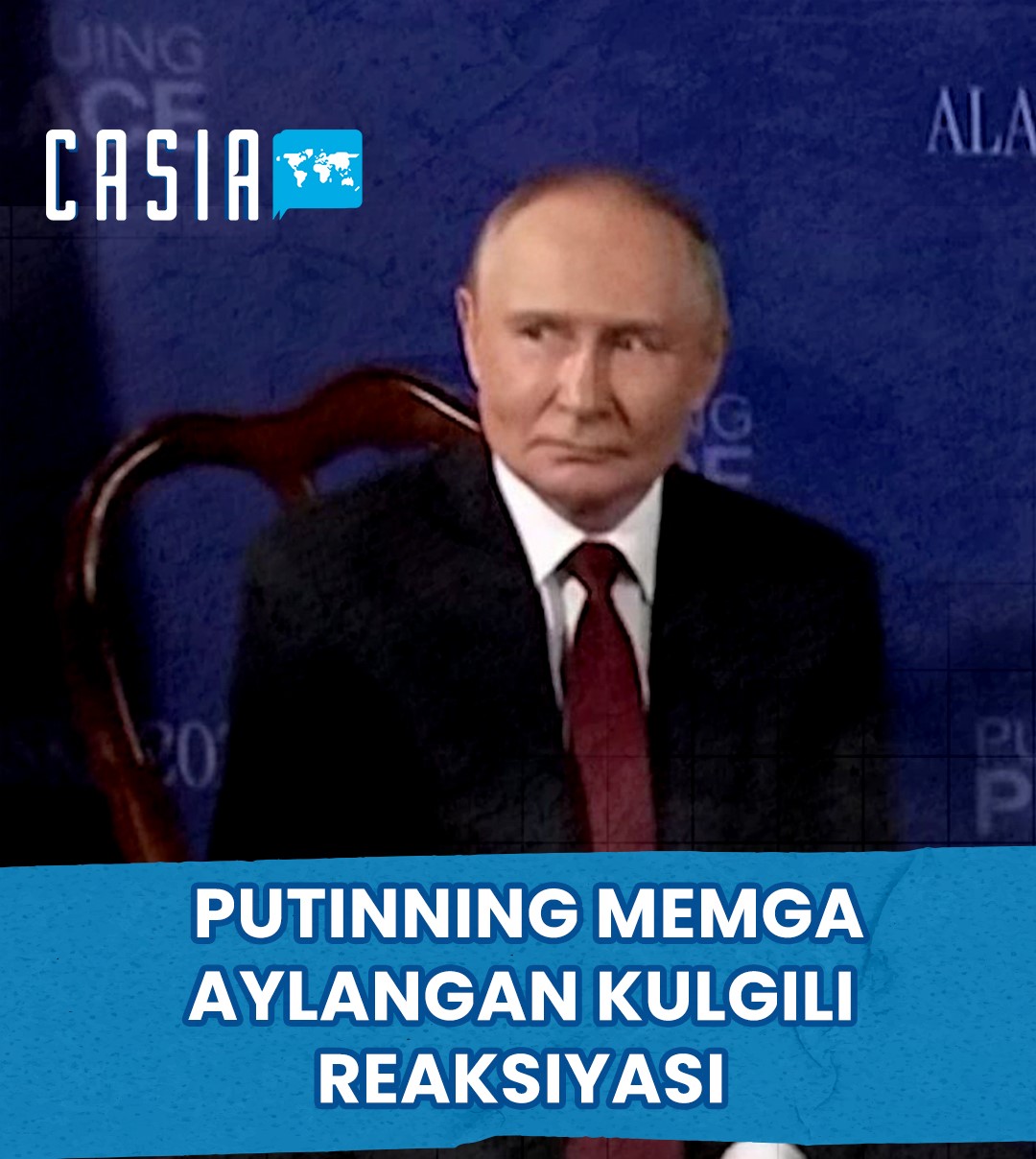 Putin's laughing reaction