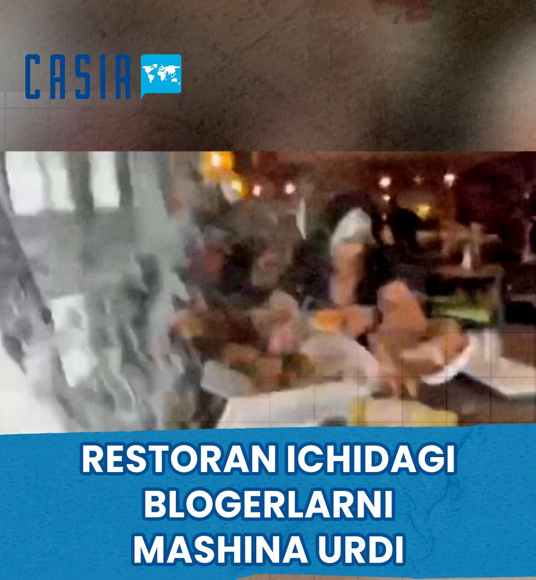 Bloggers filming a video inside a restaurant were hit by a car