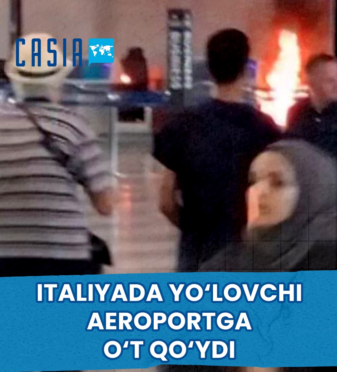 Passenger sets fire to airport in Italy