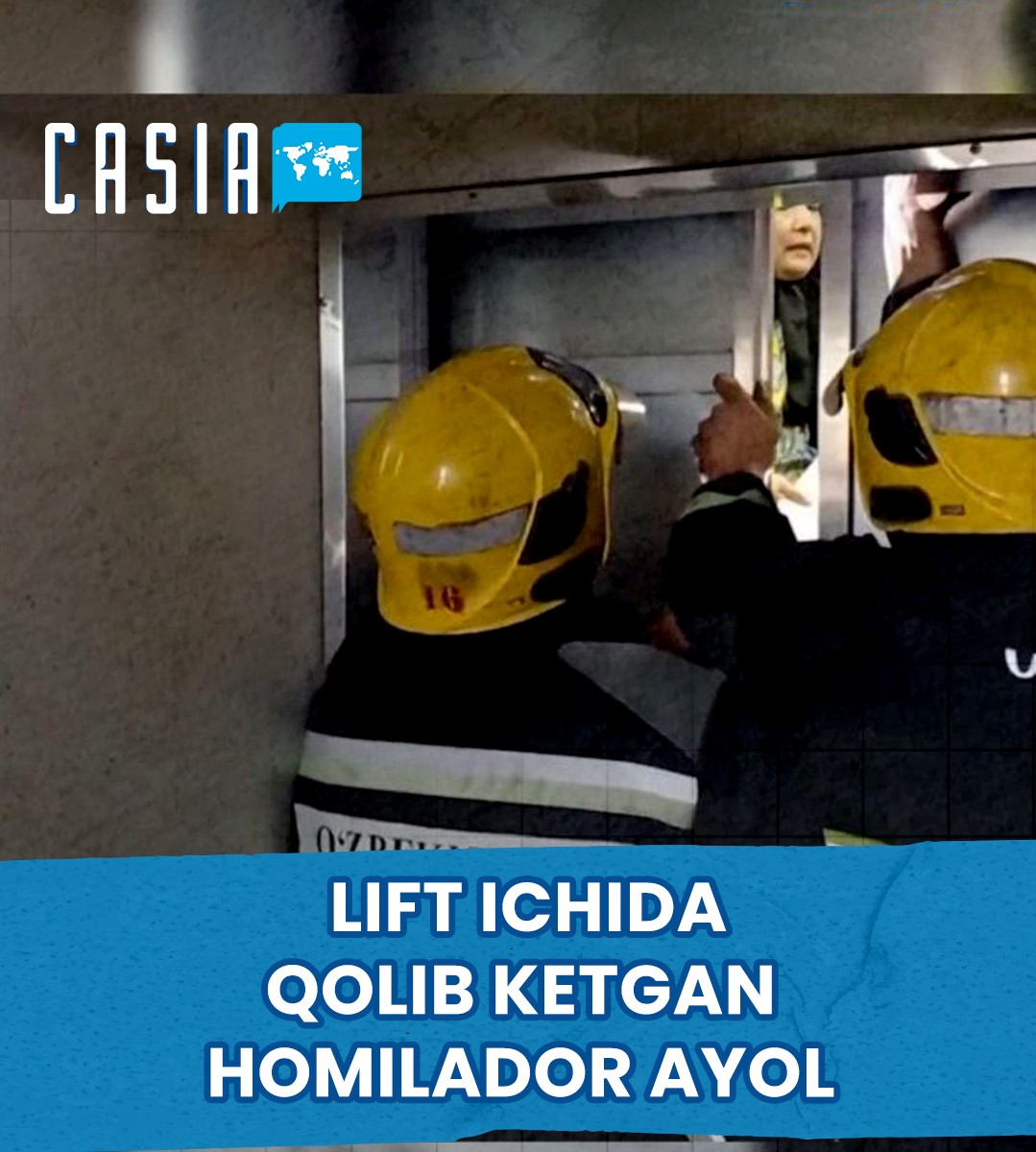 Pregnant woman trapped in elevator in Tashkent is rescued