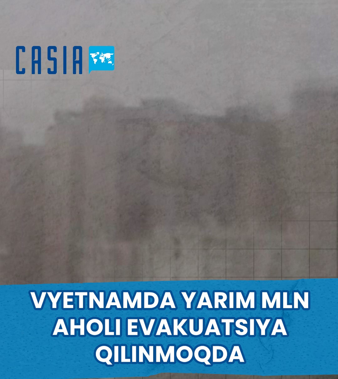 Half a million people evacuated in Vietnam due to typhoon