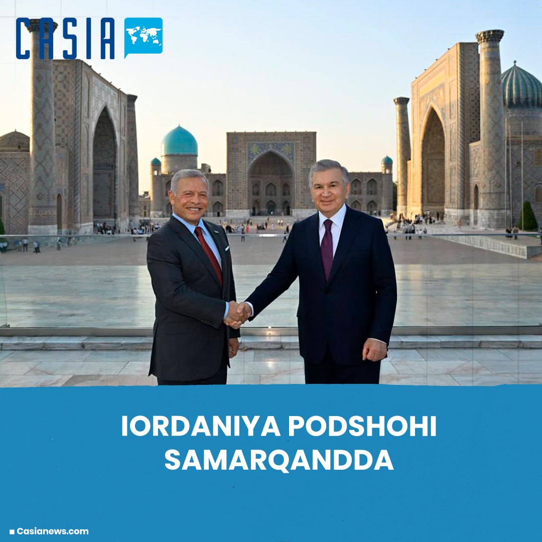 The King of Jordan arrives in Uzbekistan