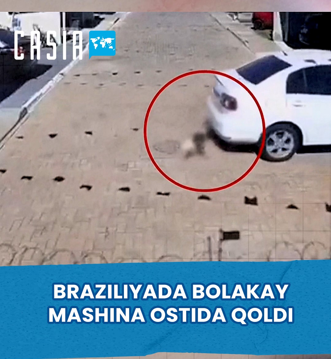 Boy trapped under car in Brazil