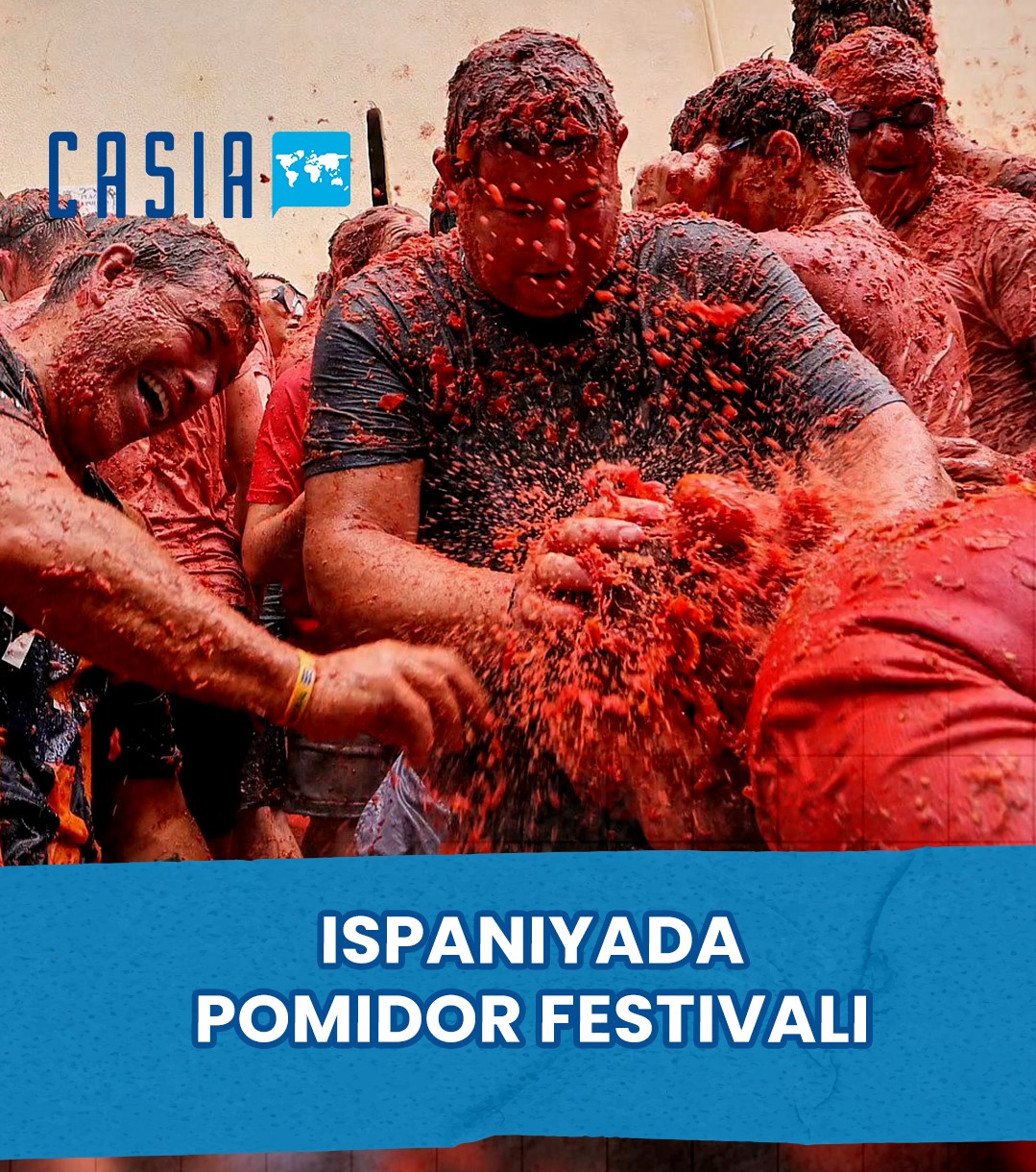 🍅 Tomato festival held in Spain