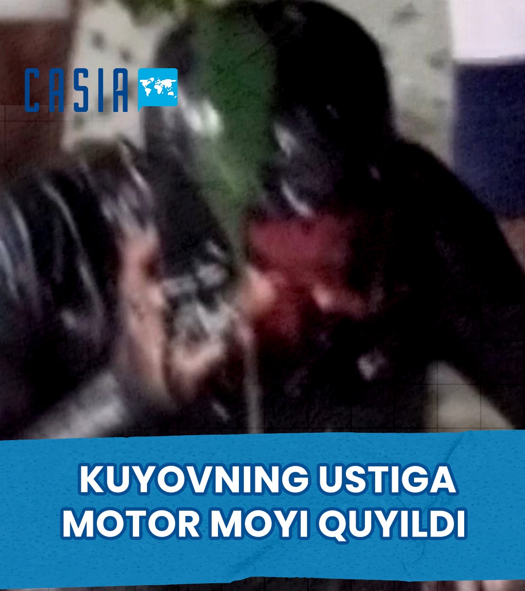 In Turkey, engine oil was poured over the groom