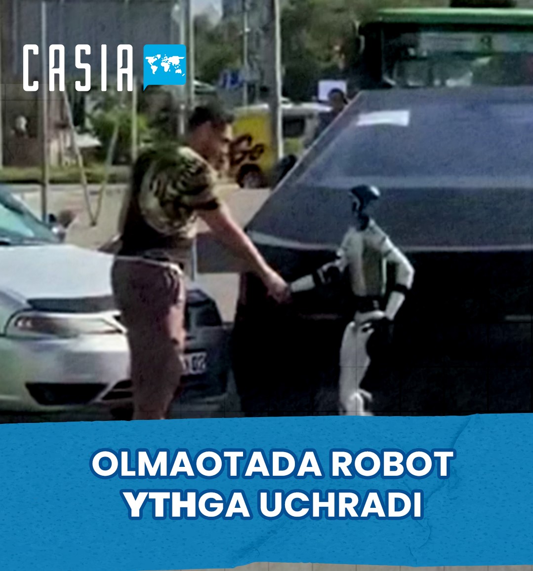 Kazakhstan living in the future: A robot was involved in an accident in Almaty😱